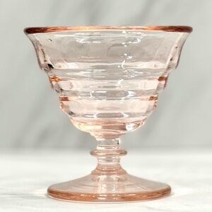 Pink Parfait Glass